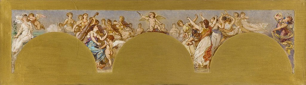 Bozzetto per il Salon des Arts dell'Hôtel de Ville, L'unione dell'ideale e della verità - Museo di Belle Arti della città di Parigi